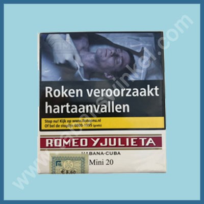 Romeo Y Jullieta mini 20 st