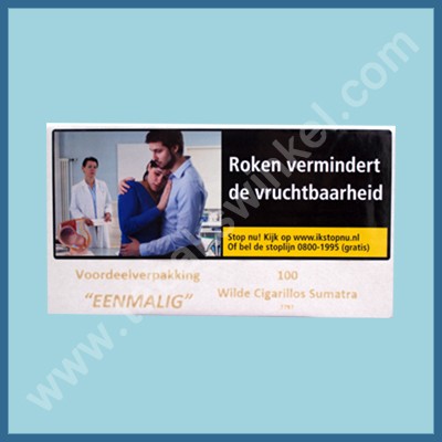 Eenmalig voordeel verpakking wilde cigarillos 100 st