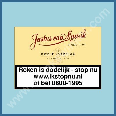 Justus van Maurik Petit corona 10 st