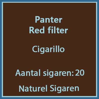 Panter red filter 20 st.