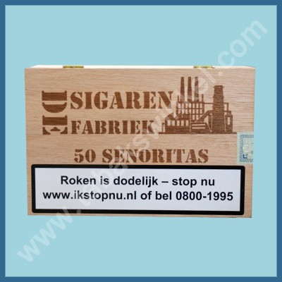 De sigarenfabriek Senoritas 50 st 100% tabak