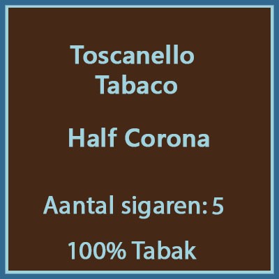 Toscanello 100% Tabaco 5 st.