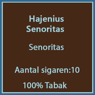 Hajenius Senoritas 10 st.