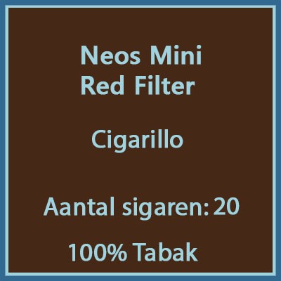 Neos Mini Red filter 20 st.