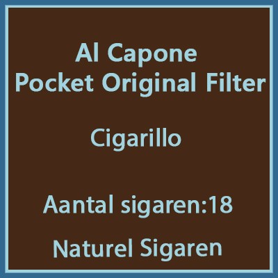 Al Capone Pockets Original filter 18 st