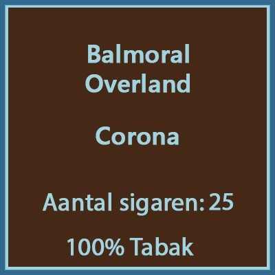 Balmoral Overland 25 st.