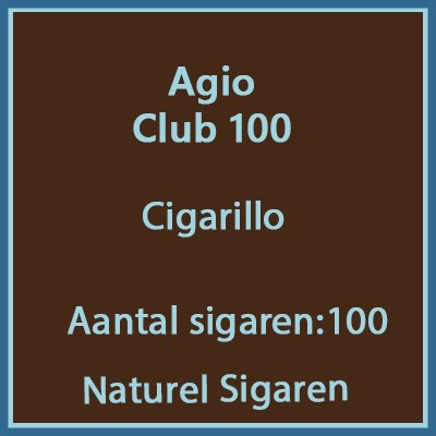 Agio Club 100 cigarillos 100 st.