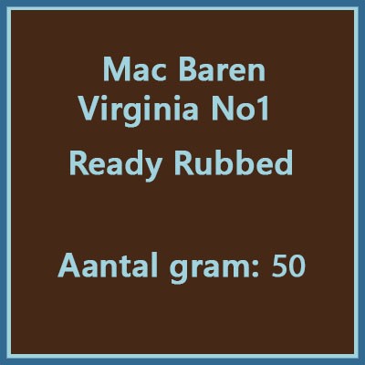 Mac baren Virginia no1 ready rubbed 50 gr