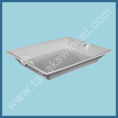 asbak keramiek 20x16 wit