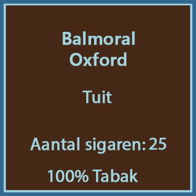 Balmoral Oxford 25 st.