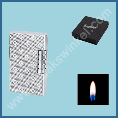 aansteker zilverkleurig blokdesign