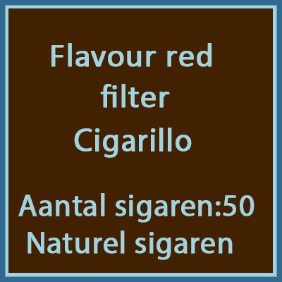 Flavour red filter 50st