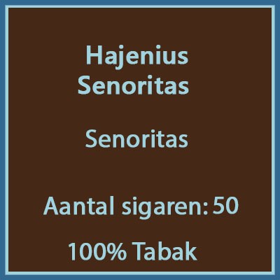 Hajenius Senoritas 50 st.