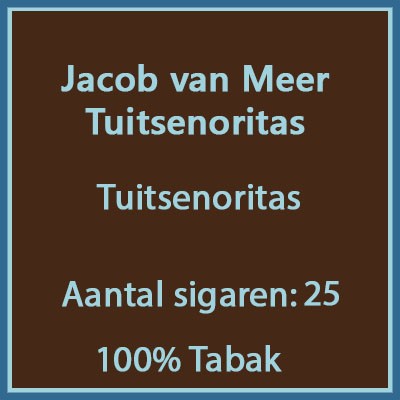 Jacob van Meer Tuitsenoritas 25 st.