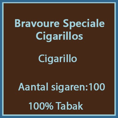 Bravoure Speciale Cigarillos100 st.