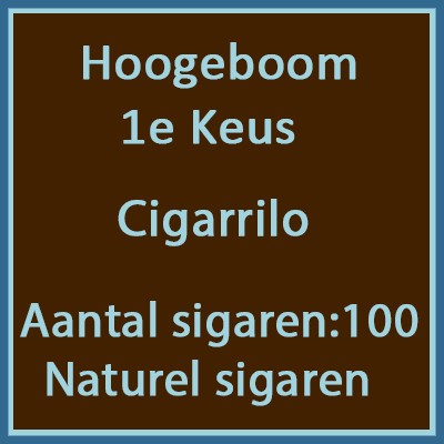Hoogebooms&#039;s 1e keus 100 st
