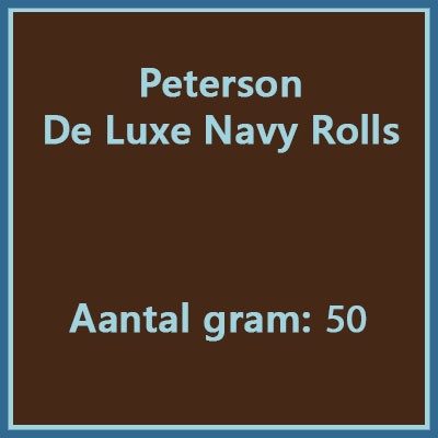 Peterson De luxe navy rolls 50gr