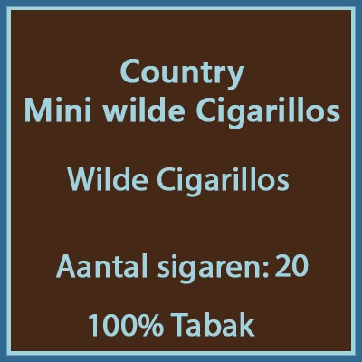 Country Mini wilde Cigarillo 20st.