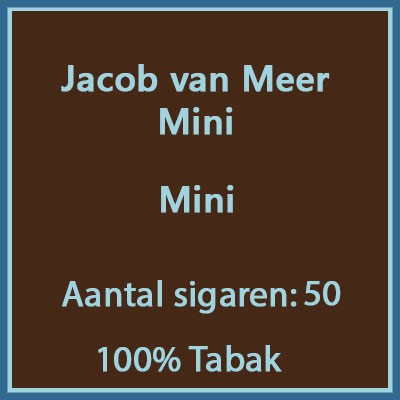 Jacob van Meer Mini 50 st.