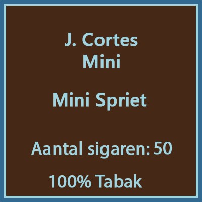 J. Cortes Mini 50 st.