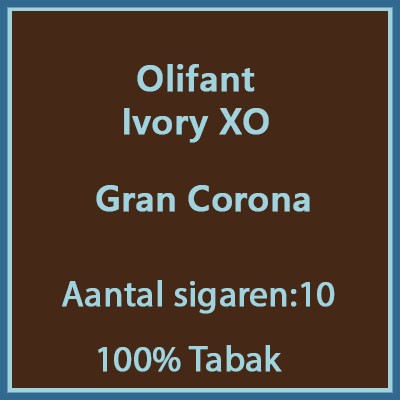 Olifant Ivory XO 10 st.