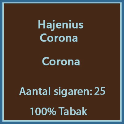 Hajenius Corona 25 st.